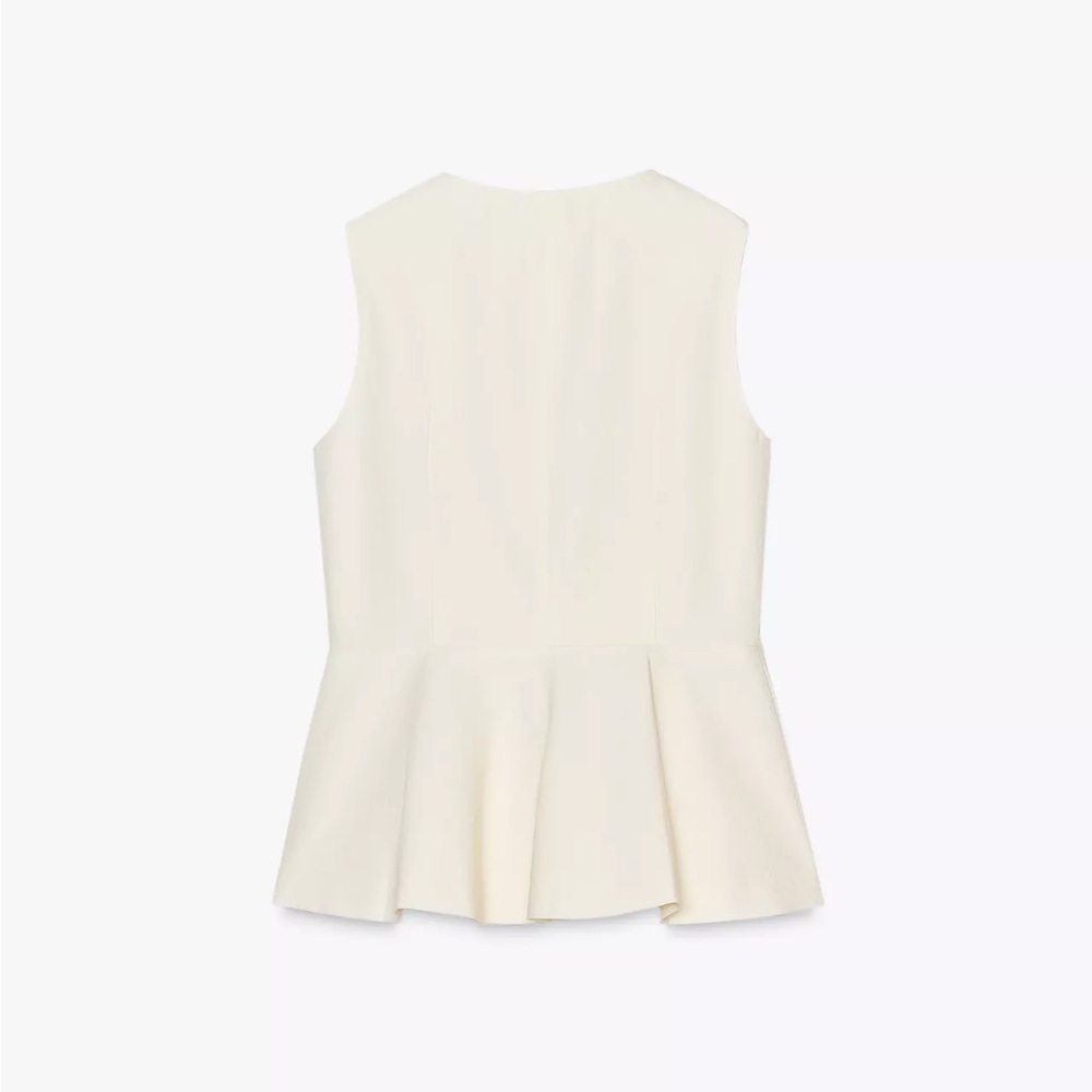 Zara ZW collection peplum vest top - Picture 8 of 10